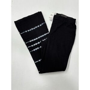 VERSONA Modern Black Bell Bottom, Flare Leg, Boho Pants, NWT, Size 6
